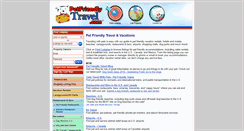Desktop Screenshot of petfriendlytravel.com